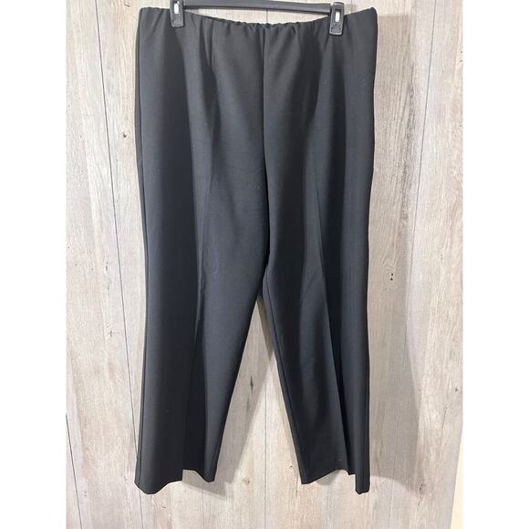 Susan Graver Wide Leg Pants 1X Hollywood Waist Classic - Picture 1 of 10